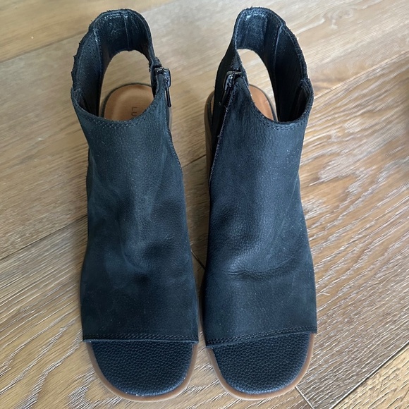 LUCKY BRAND Tovinna Block Heel Sandal In Black - Picture 3 of 12